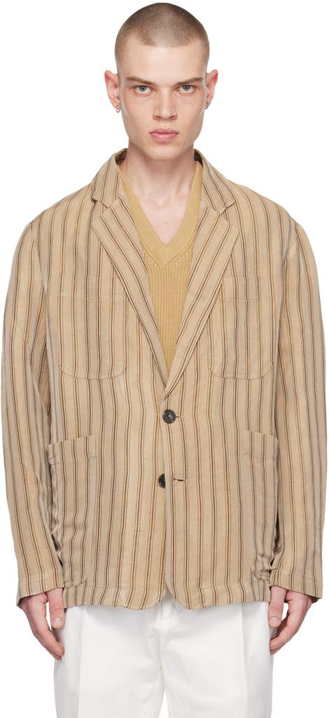 CMMN SWDN Beige Troy Blazer