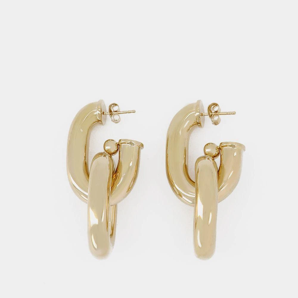 Paco Rabanne XL LINK DOUBLE HOOP EARRINGS 2