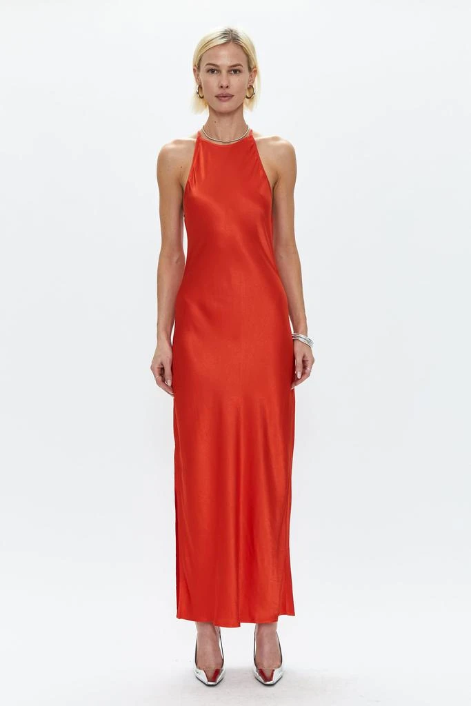 PISTOLA Kristi Halter Slip Dress - Poppy Poppy / S