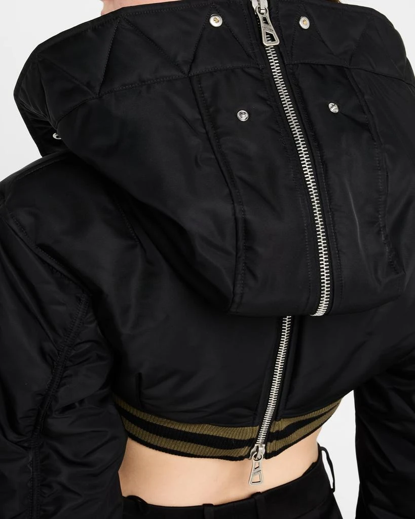 Jean Paul Gaultier Nylon Cropped Padded Bomber 5