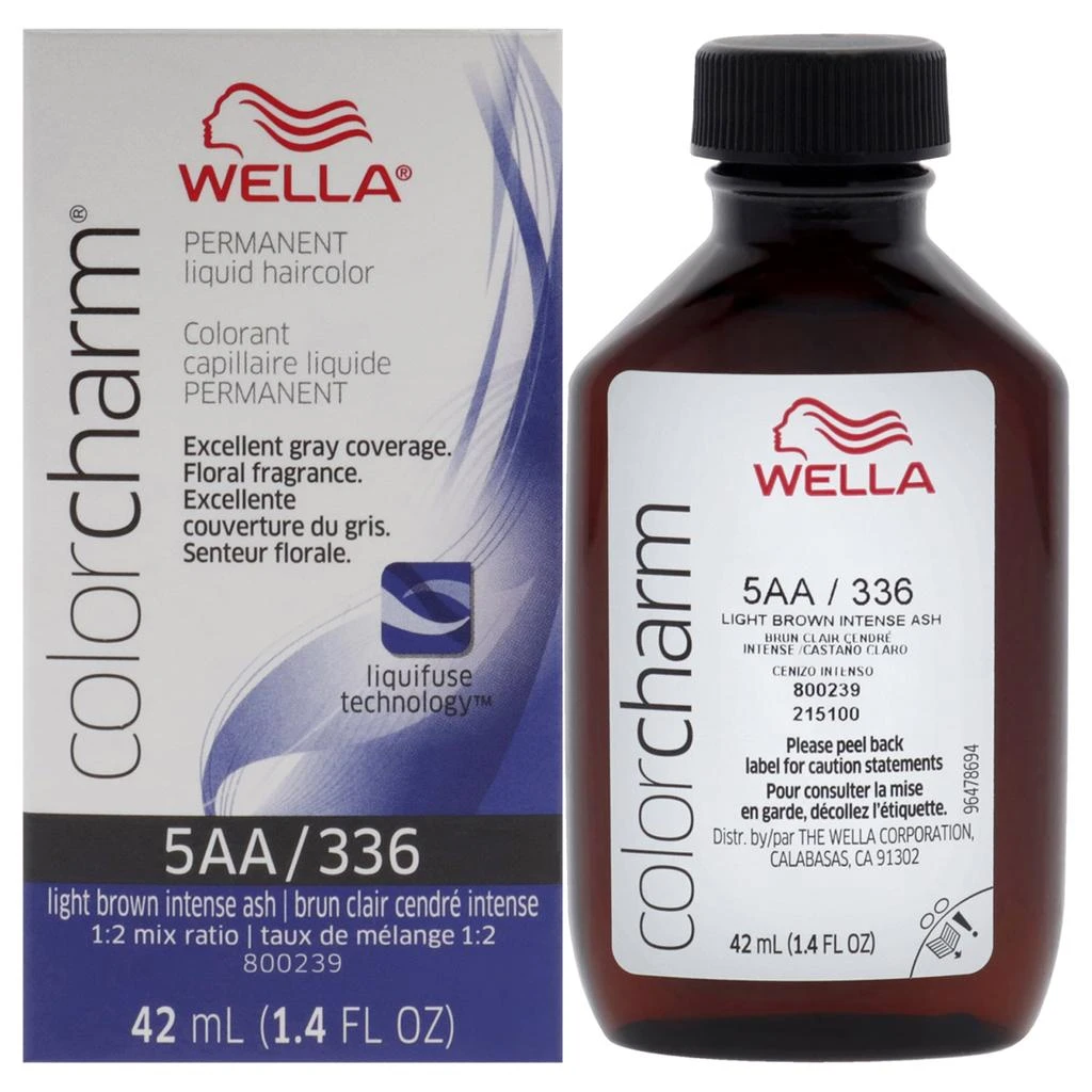 Wella Color Charm Permanent Liquid Haircolor - 336 5AA Light Drab Brown by  for Unisex - 1.4 oz Hair Color 1