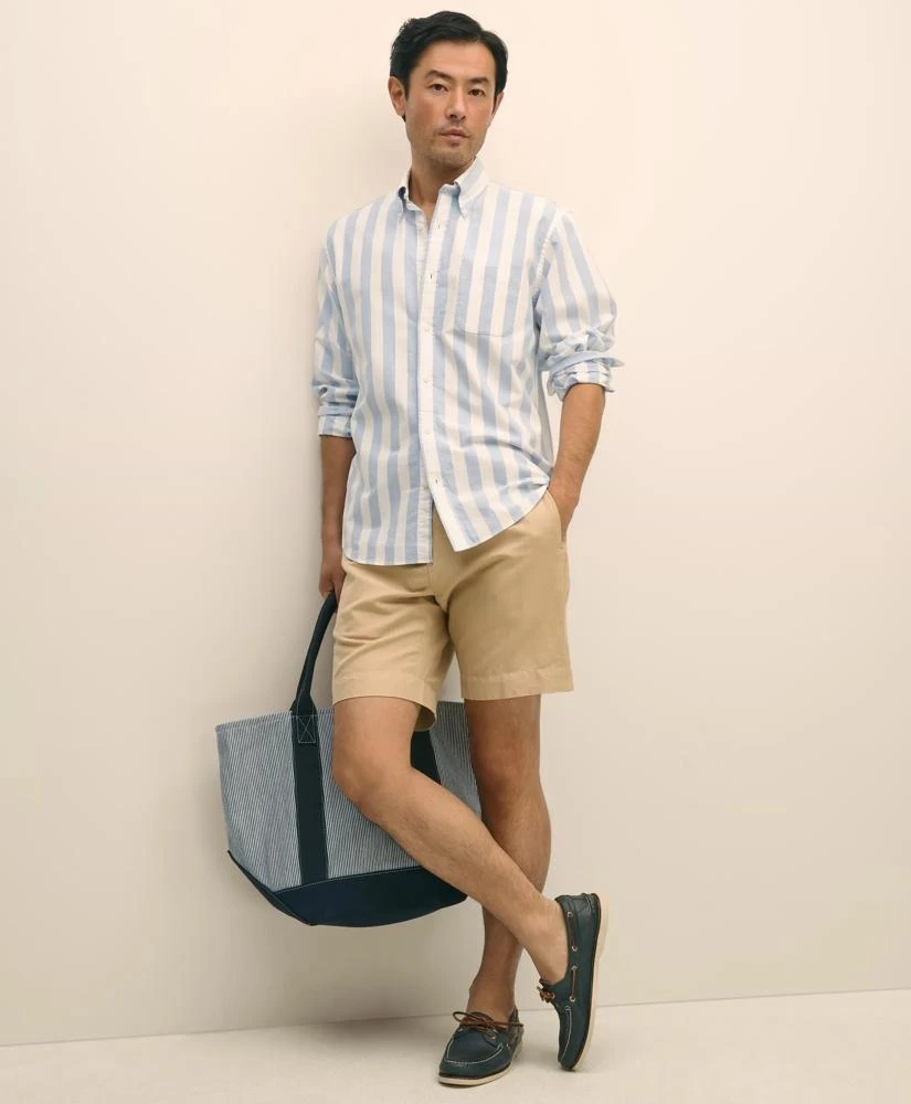 Brooks Brothers 9" Linen Cotton Shorts 1