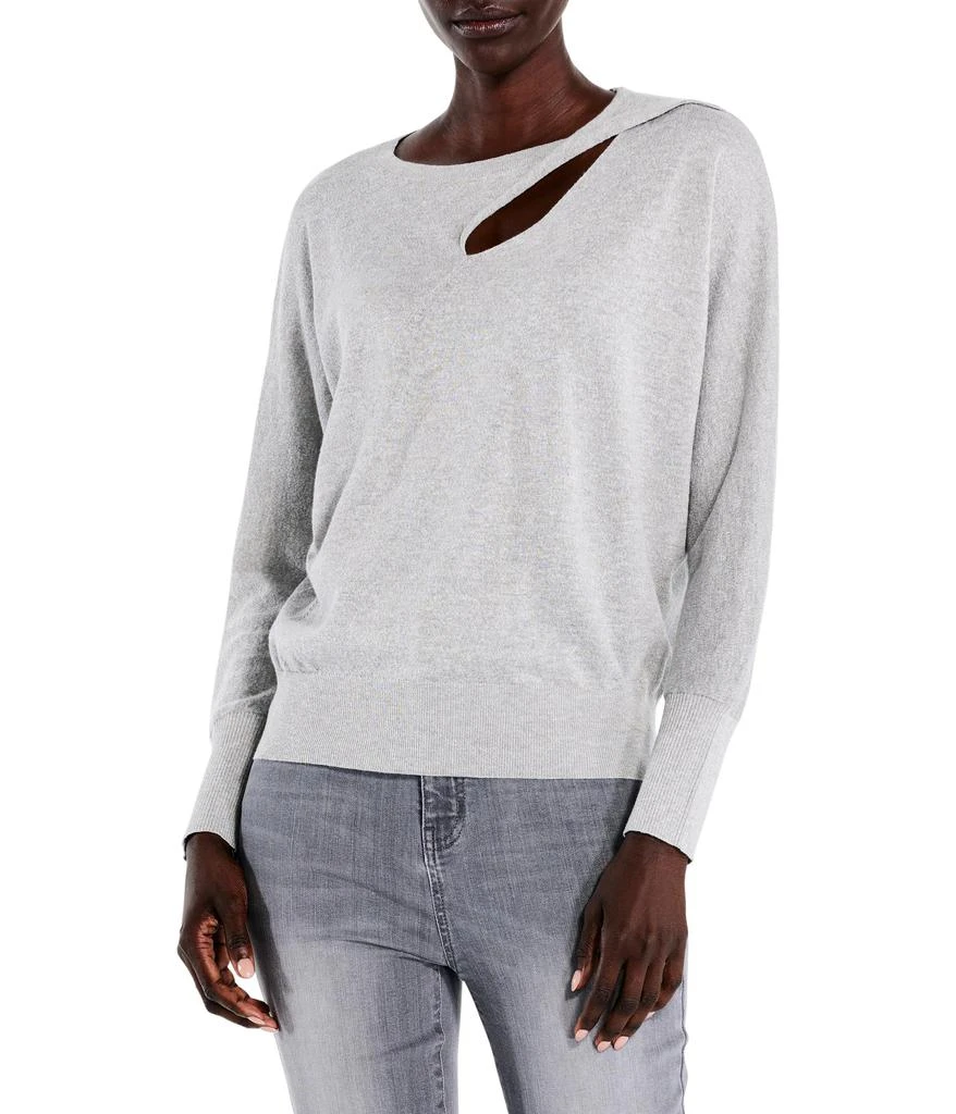 NIC+ZOE Soft Sleeve Twist Sweater Tee 1