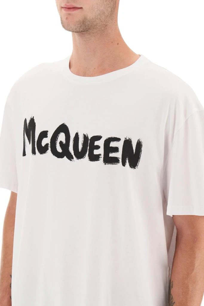 ALEXANDER MCQUEEN mcqueen graffiti t-shirt 4