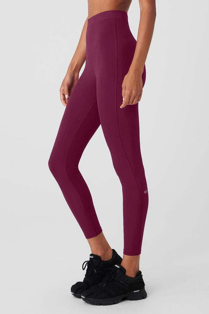 Alo High-Waist 7/8 Run It Back Legging - Wild Berry 4