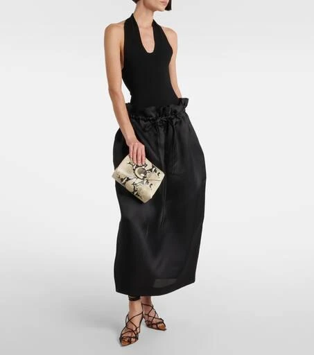 Khaite Arden 75 leather sandals 2