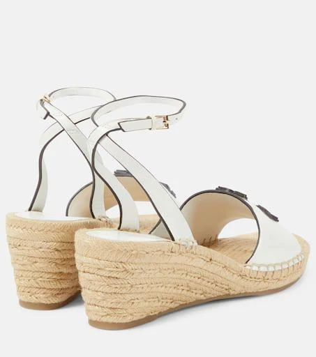 Tory Burch Ines leather espadrille wedges 3