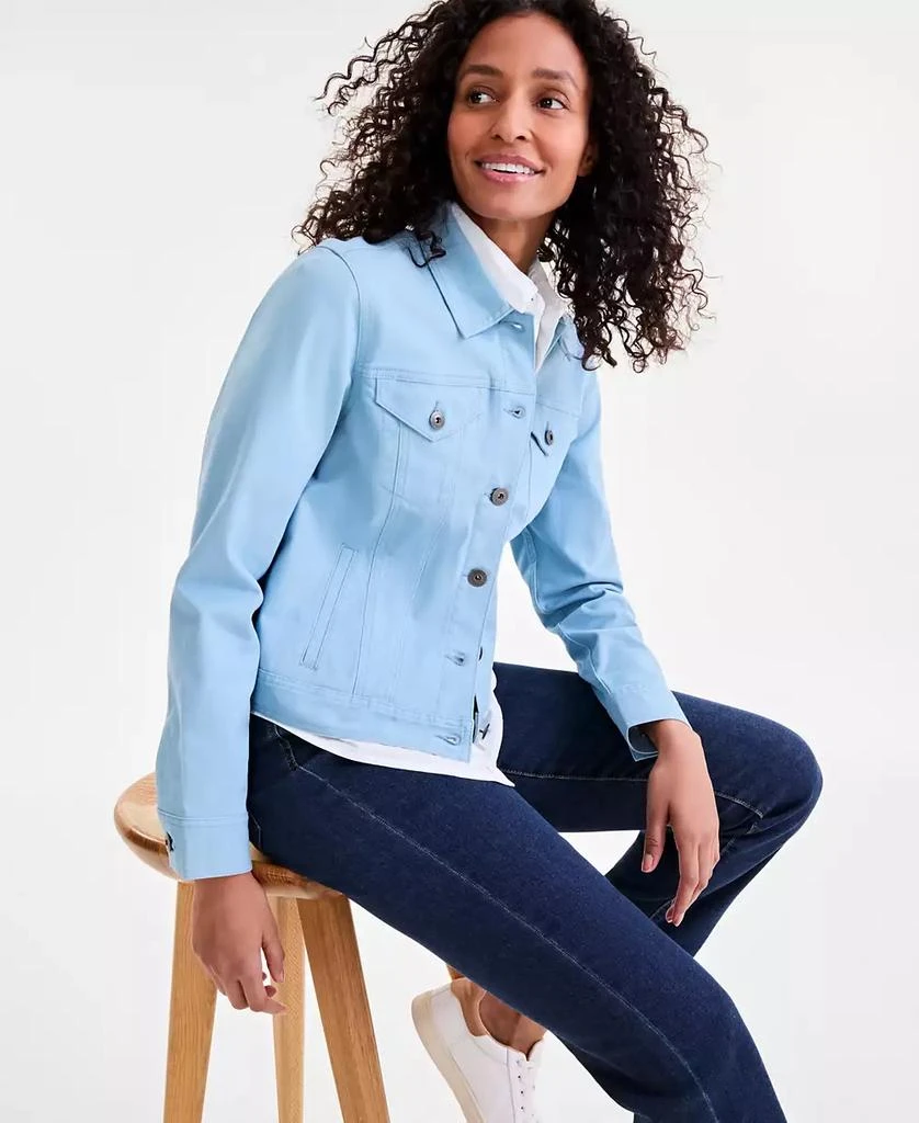 Style & Co Women's Classic Denim Jacket, Created for Macy's 2