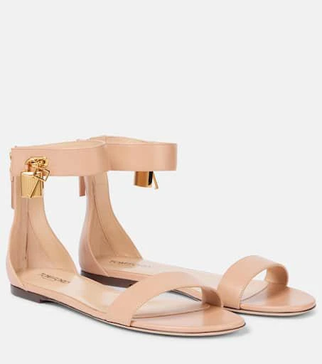 Tom Ford Padlock leather sandals 1