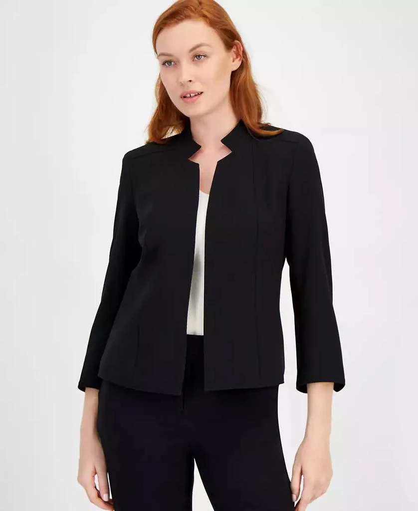 Anne Klein Star-Collar Open-Front Blazer 1