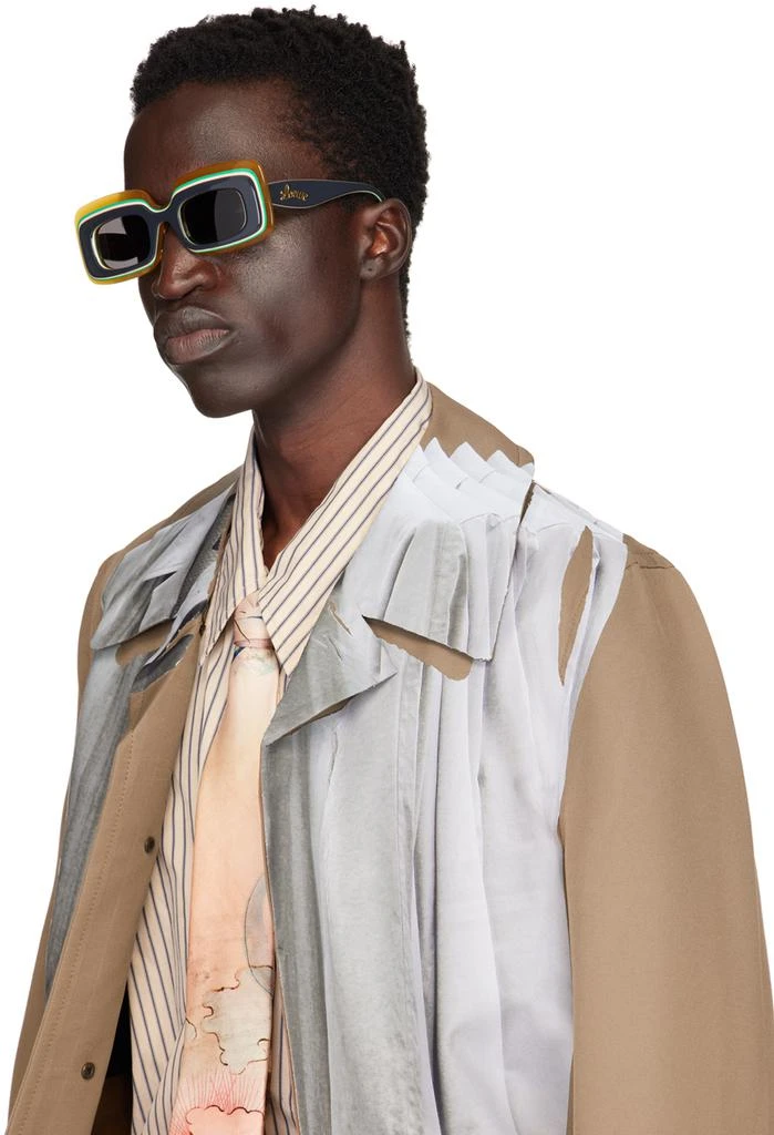 Loewe Multicolor Multilayer Rectangular Sunglasses 4