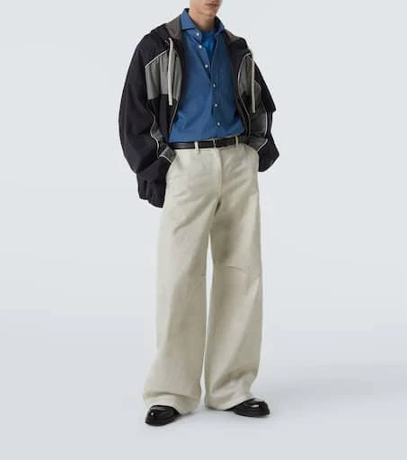 Miu Miu Logo oversized track jacket 2