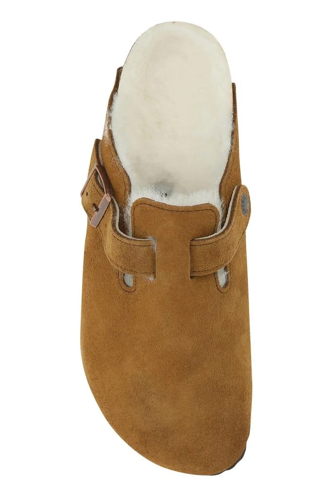 Birkenstock Camel suede Boston slippers 3