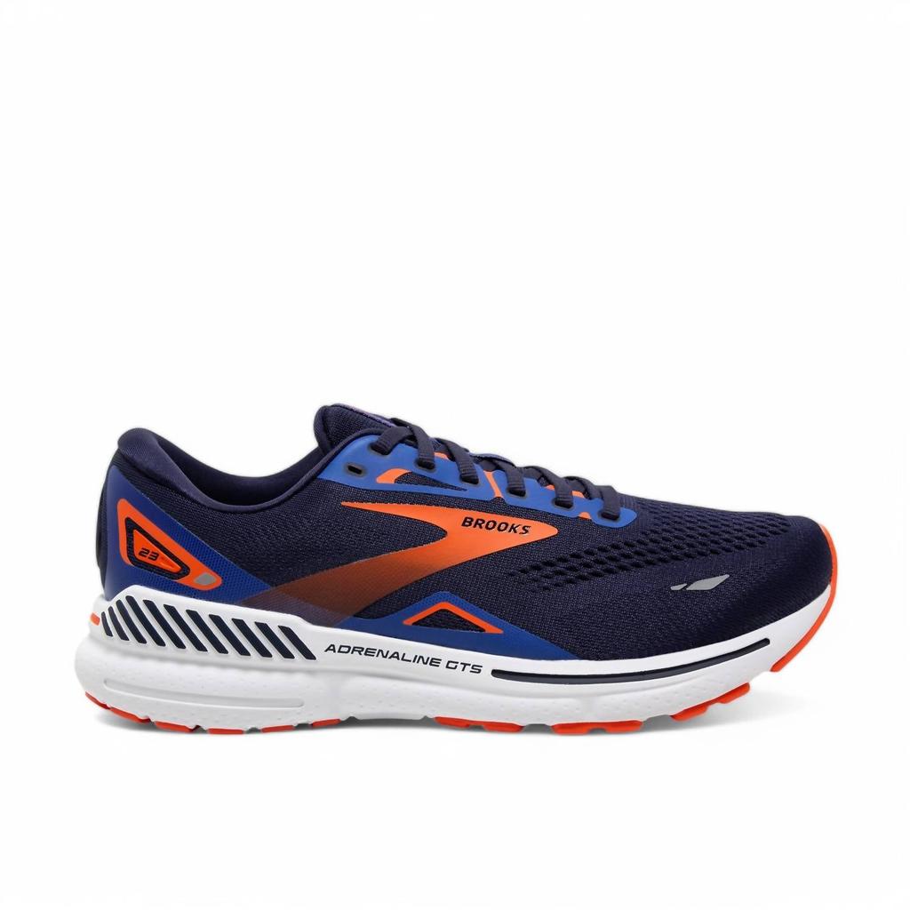 Brooks Men's Adrenaline Gts 23 Running Shoes In Navy/orange