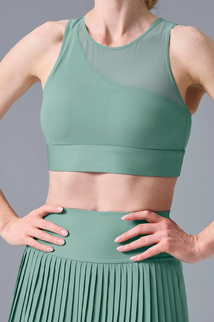 Alo Airlift Mesh Coastline Bra - Botanical Green 2