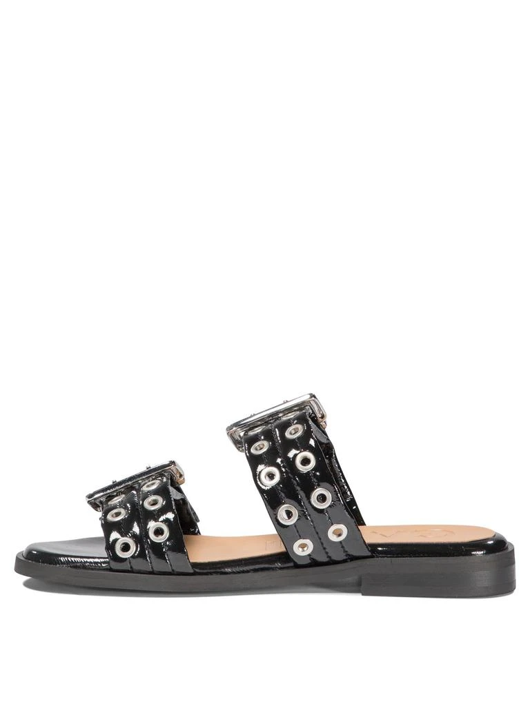 GANNI "BUCKLE TWO-STRAP" SANDALS 3