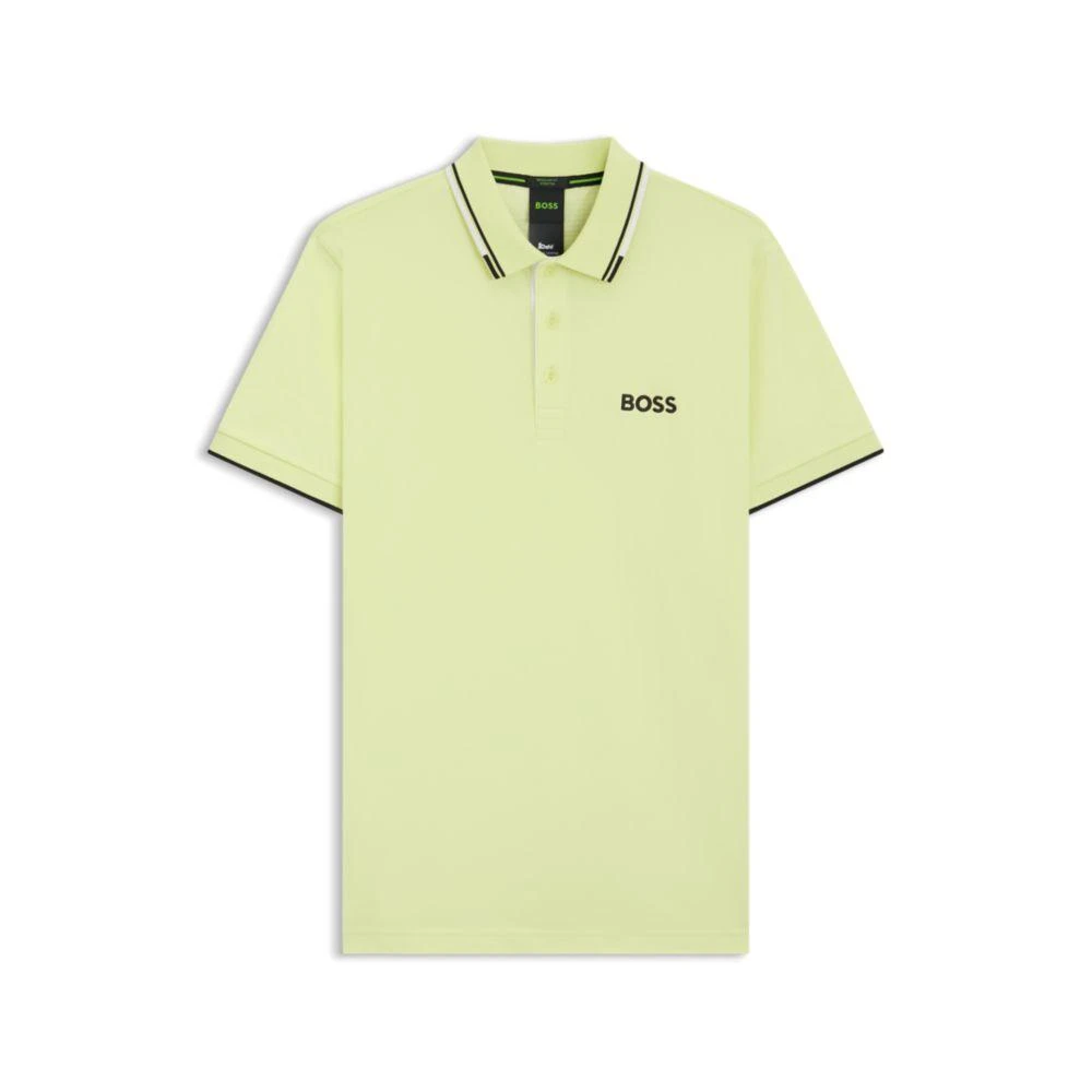Hugo Boss Polo shirt with contrast logos 1