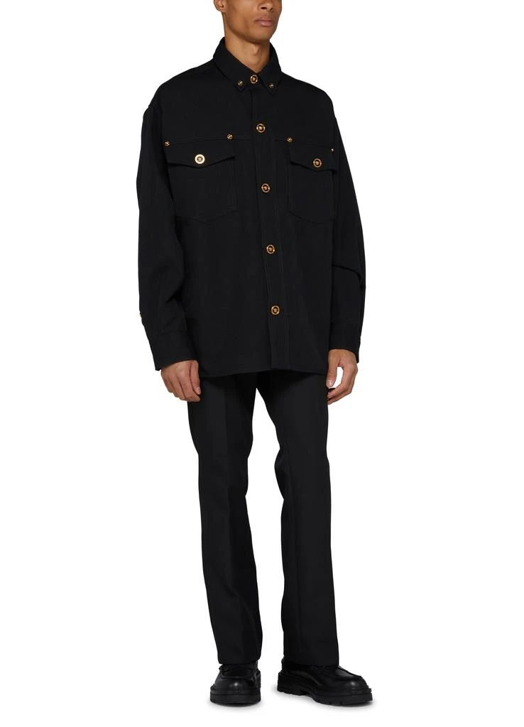 Versace Wool gabardine blouson 6