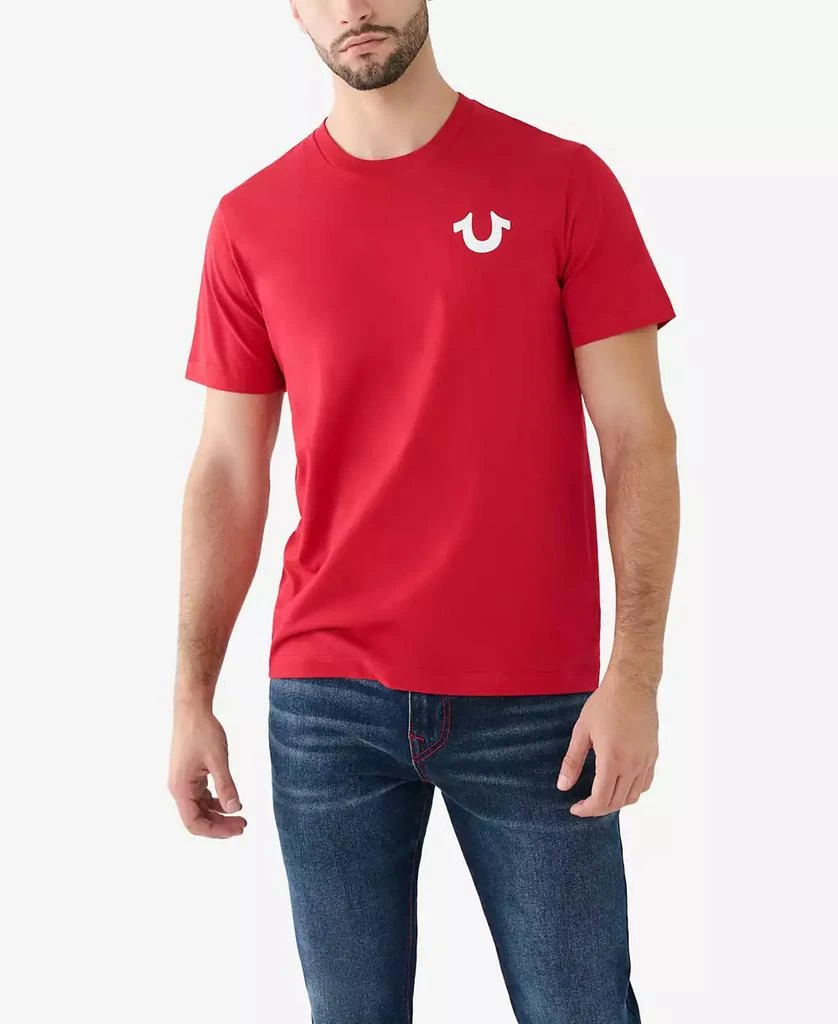 True Religion Men's Short Sleeve Box Horseshoe T-shirt 3