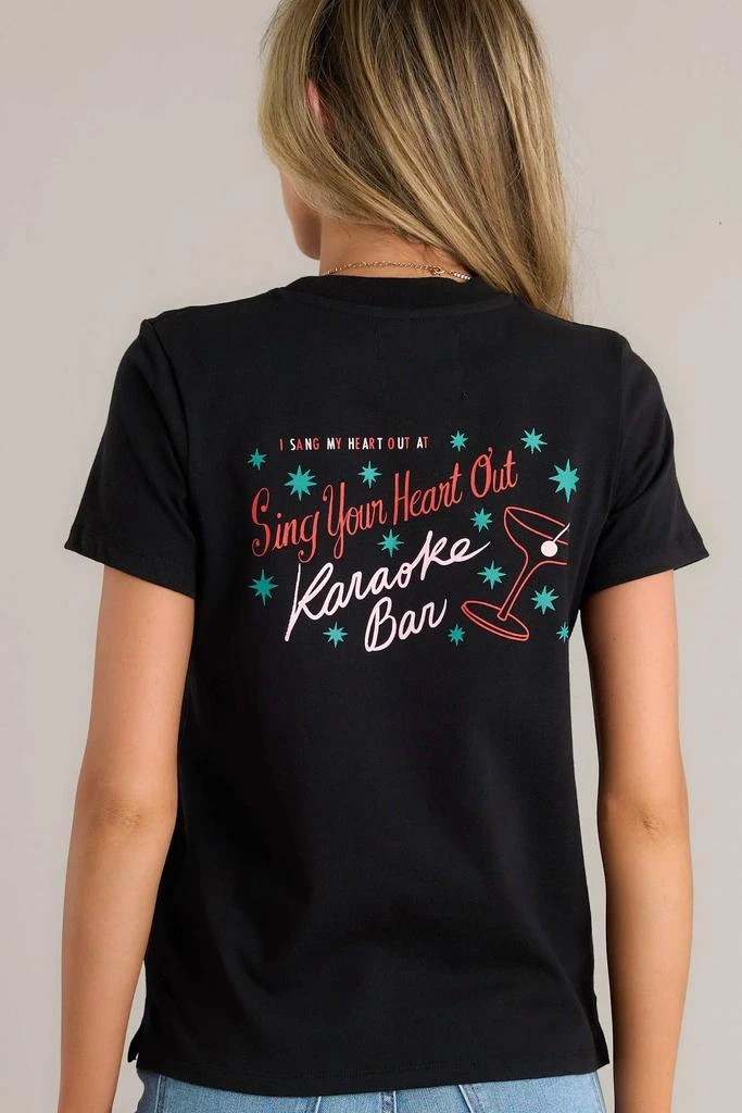 ban.do Sing Your Heart Out Retro Tee In Black 2