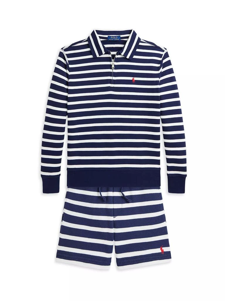Ralph Lauren Little Boy's & Boy's Half-Zip Pullover Polo 2