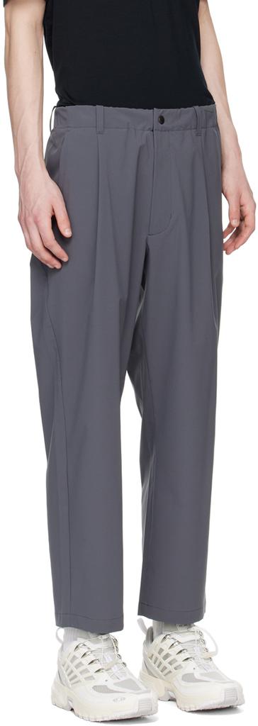 Goldwin Gray One-Tuck Trousers