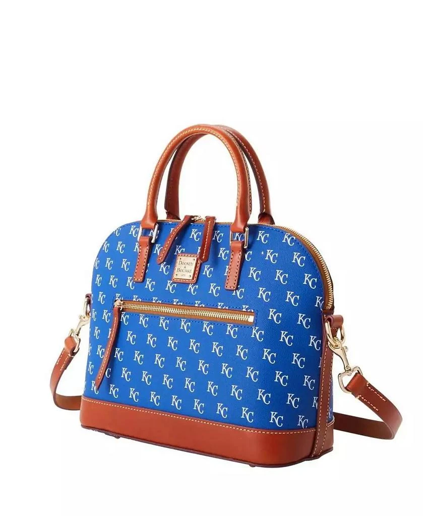 Dooney & Bourke Women's Kansas City Royals Signature Domed Zip Satchel Purse