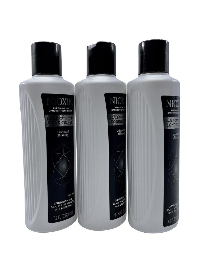 NIOXIN Advanced Pyrithione Zinc Dandruff Conditioner Thinning Hair 6.7 OZ 3 pack