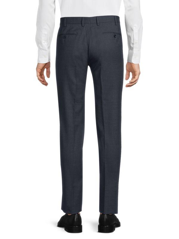 Zanella Virgin Wool Modern-Fit Trousers