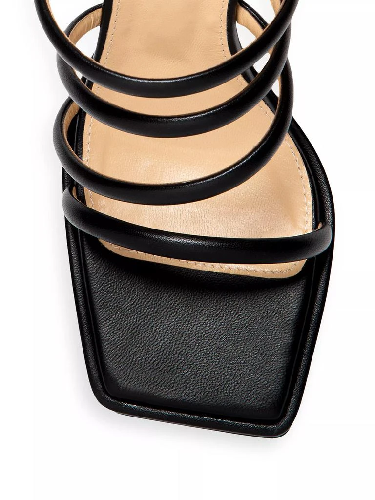 Mach & Mach Strappy Leather Platform Sandals 4