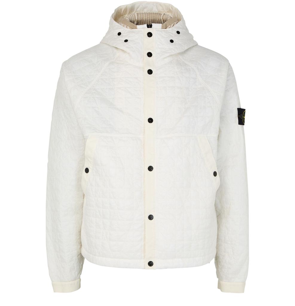 Stone Island Logo patch bomber jacket