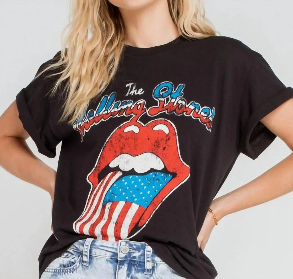 Distressed Vintage Couture Distressed Vintage Couture - Rolling Stones America Tee