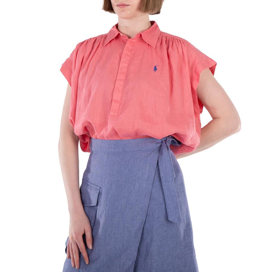 Ralph Lauren Polo Pony Linen Popover Shirt