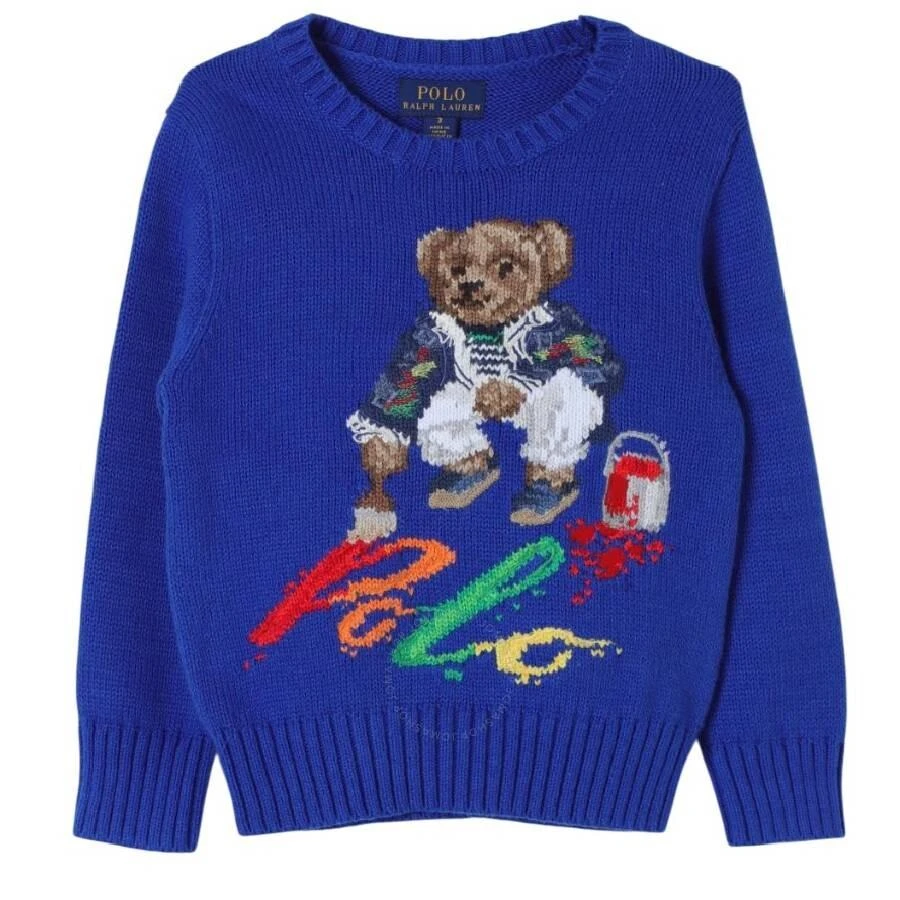 Ralph Lauren Boys Signatures Teddy Bear Knitted Sweater 1