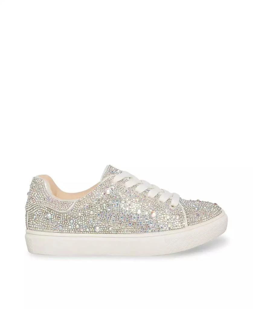 Betsey Johnson Little and Big Girls Sidny Rhinestone Sneakers 2