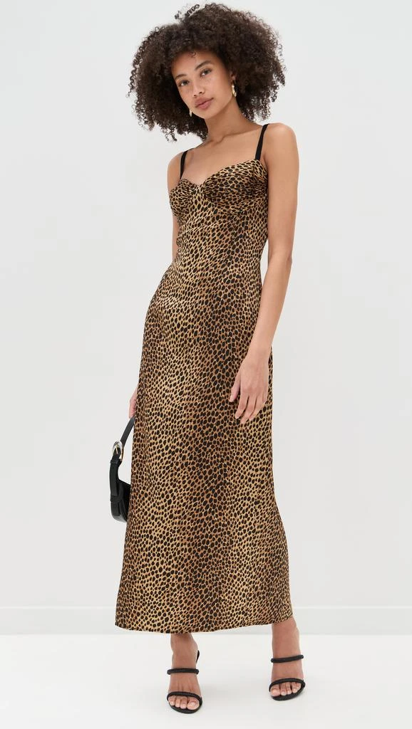 Reformation Stormi Satin Dress 4