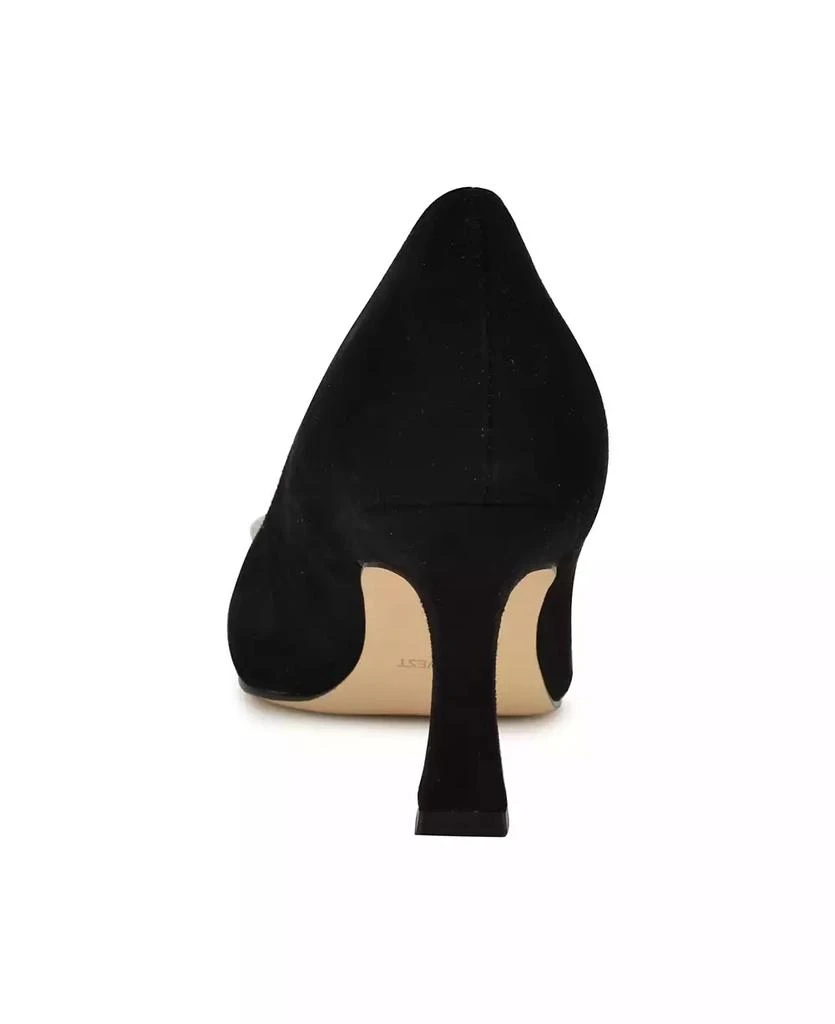 Nine West Women's Jaquee Pointy Toe Embellished Dress Pumps 3