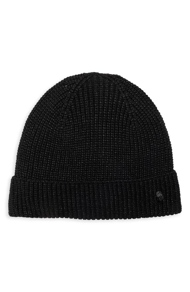 Cable Knit Logo Patch Beanie – On Sale Now with Up to 66  display picture 1
