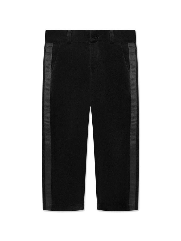 Patachou Patachou Straight Leg Velvet Party Trousers