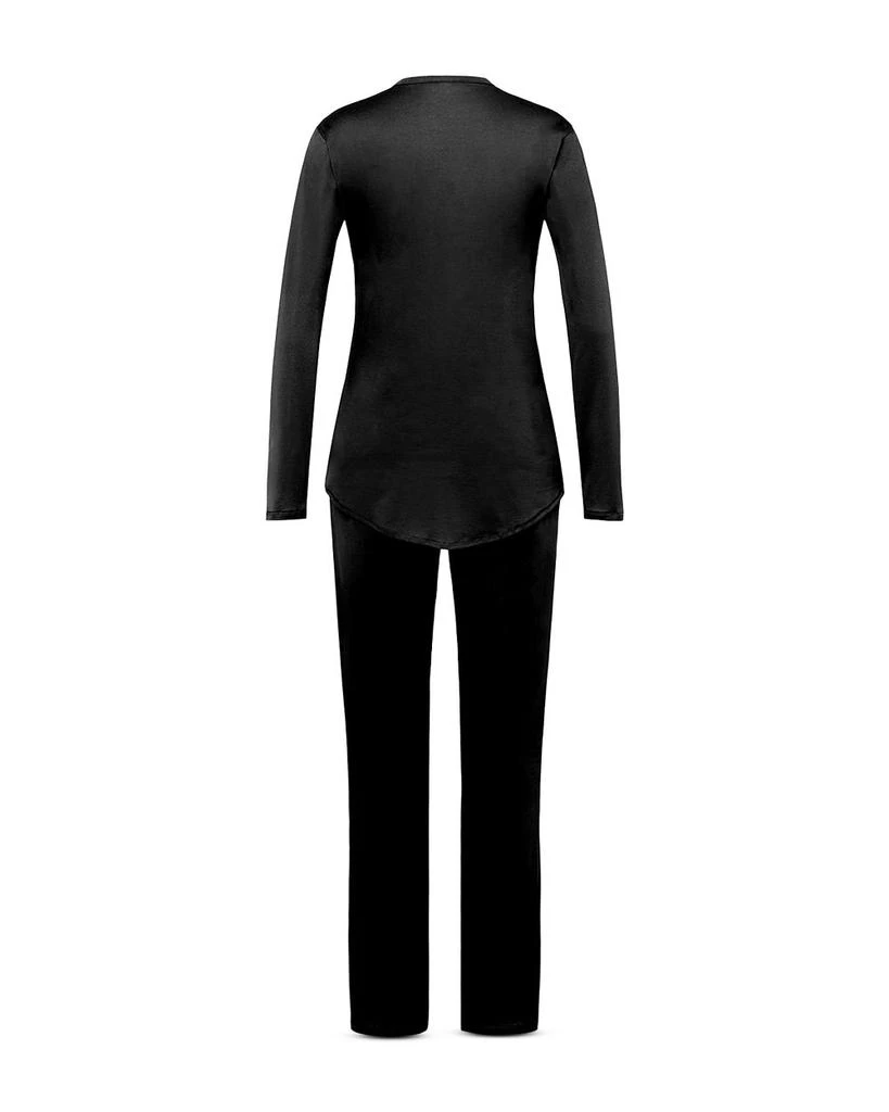 Hanro Cotton Deluxe Long Pajama Set 4