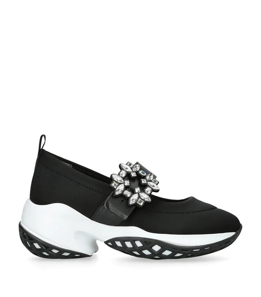 Roger Vivier Viv' Run Strass Buckle Sneakers 1