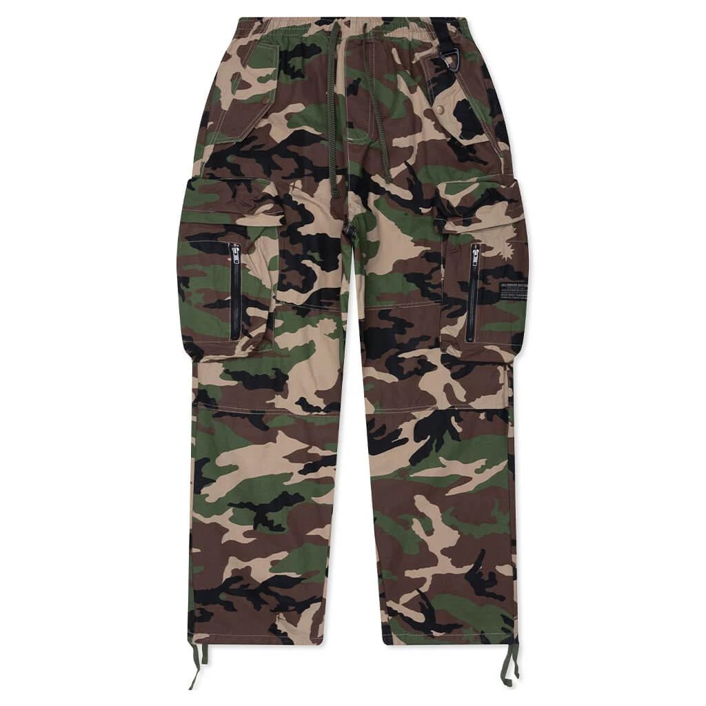 Billionaire Boys Club Star Camo Cargo Pants (Loose Fit) - Kelp