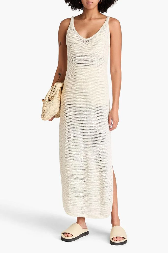 chinese dress ladies Verlaine White Linen Blend Maxi Dress main image 1