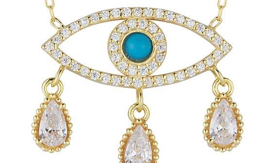 Sphera Milano Evil Eye Pendant Necklace