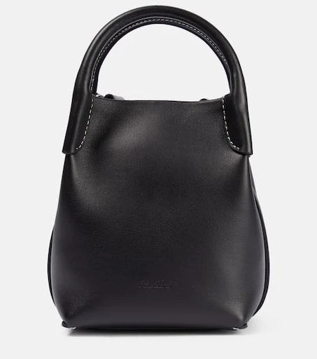 Loro Piana Bale Small leather bucket bag 1