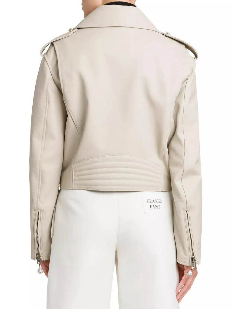 Moschino Sheep Leather Crop Jacket 5