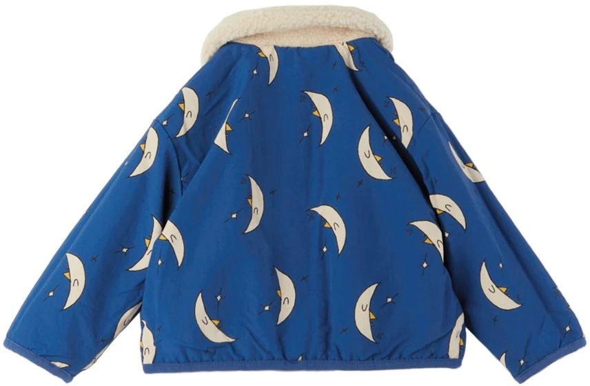 BOBO CHOSES Baby Green Beneath The Moon All Over Reversible Jacket 4