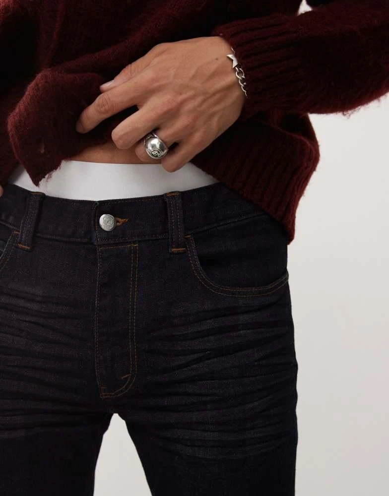 Cheap Monday Cheap Monday Issue slim leg jeans in star dark wash blue 5