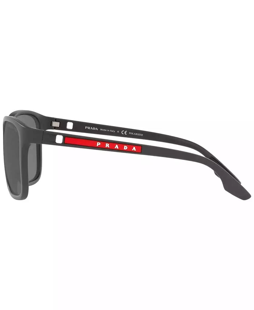 Prada Men's Polarized Sunglasses, PS 02WS 57 3