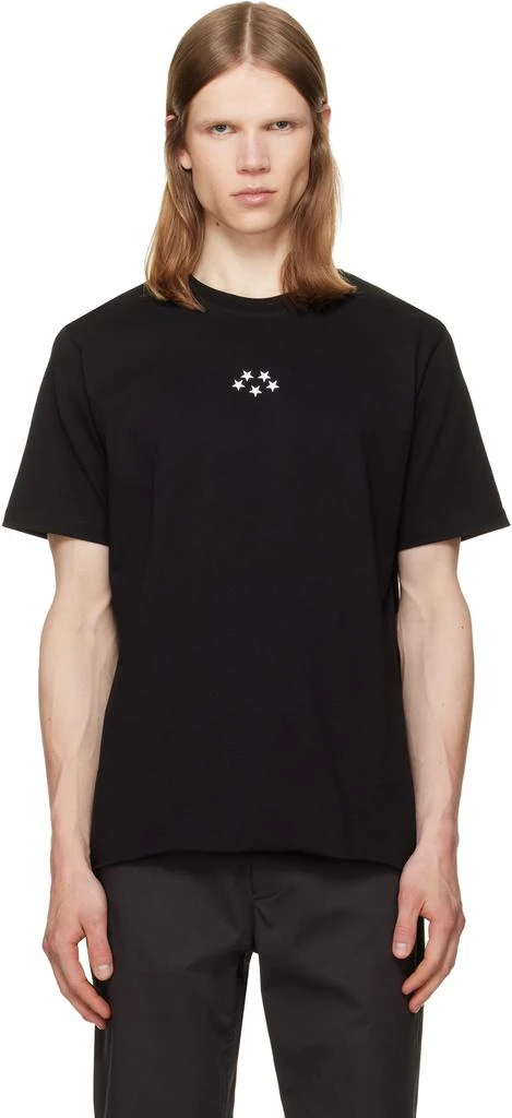 JKEEFER Black Five Stars T-shirt